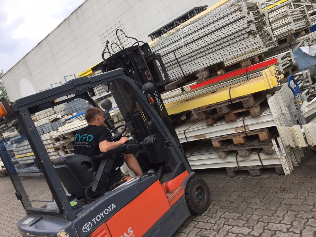 Palettenregal-Ankauf